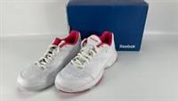 Reebok Passing Shot V Women's Trainers White & Pink UK Size 5.5 US 8 EU 38.5