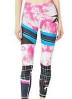 Reebok Workout Ready Leggings Womens Multicoloured Size UK 16-18 (RefX13)