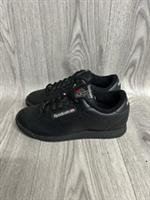Womens Reebok Classic Princess Black Leather Trainers Size UK 4.5 Brand New