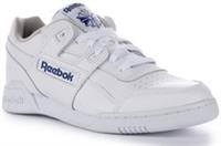 Reebok Workout Plus Full Grain Leather Retro Classic Shoe White Womens UK 6