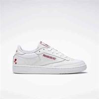 Reebok Womens Club C 85 Shoes - White/Red / UK4 EU37
