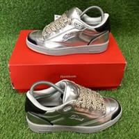 BNWB Ladies Reebok DIME CLUB C BULC Silver Trainers Size UK 5.5 New! (157)