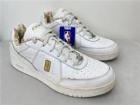 Reebok Mens Classics RBK White /Gold Leather NBA Trainers Size UK 16/ Eur 53.5