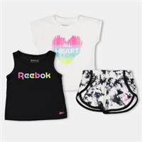Reebok Kids 3pc Set Top And Short - 9-10 Years Regular