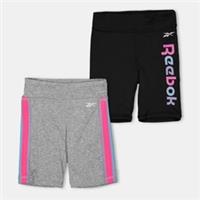 Reebok Kids 2 Pack Short Baby Jersey Shorts - 5-6 Years Regular