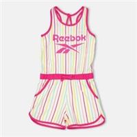 Reebok Kids Stripe Romper Playsuit Jumpsuit - 11-12 Years Regular