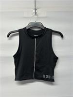 Womens Reebok Les Mills Performance Black Crop Top Size Small Brand New
