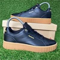 BNWB Ladies Reebok Royal Complete Platform Black Gum Trainers Size UK 4.5 (138)