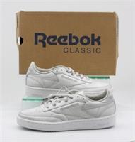 REEBOK CLUB C 85 WOMENS TRAINERS SILVER UK 3.5 EU 36 METALLIC RRP £75 KT