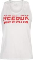 Womens Reebok WOR MYT Graphic Tank - White / Small - S Regular
