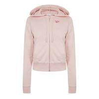 Reebok Womens French Terry Fz Zip Hoodie Hooded Sweatshirt Top - 4-6 Regular