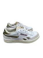 Reebok Trainers Mens UK 8 White Brown Club C Revenge Footwear Casual Shoes