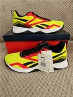 Reebok Mens NFX Running Trainers Memorytech Ortholite Yellow Black Red UK 9.5