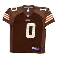 Browns Reebok Nfl Jersey - XL White Polyester - X-Large Regular