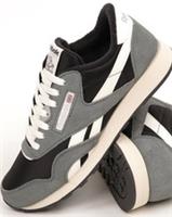 Reebok Classic Nylon Trainers Washed Black/Dark Fog/Chalk - Sneakers, Footwear