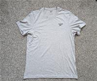 Reebok Shirt Mens Large Grey Everyday Gym Training Casual Running Plain - L Regular