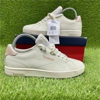 BNWB Ladies Reebok Court Clean Off White / Peach Trainers Size UK 5.5 (009)