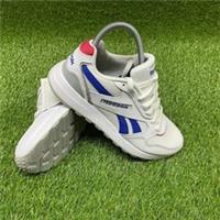BNW0B Ladies Reebok CLASSIC GL1000 White Blue Trainers Size UK 5.5 (G06)