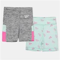 Reebok Kids 2 Pack Shorts Baby Jersey - 2-3 Years Regular