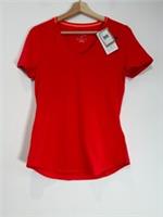 Reebok T Shirt Womens Size Small 8-10 Orange Speedwick Gym Running Top