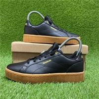BNWB Ladies Reebok Royal Complete PFM black / gold / gum trainers size 4.5