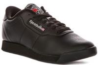 Reebok Princess Low Top Lace Up Womens Trainer In Black UK 4 - 8
