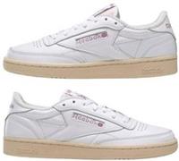 REEBOK CLUB C 85 VINTAGE LEATHER SHOES WHITE/CHALK/INFUSED LILAC UK 5.5 WOW! #12