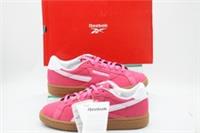 REEBOK CLUB C GROUNDS WOMEN TRAINERS PINK UK 4 EU 37 WHITE RRP &pound;86.99 MT