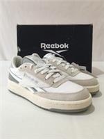 Reebok Trainers Kids Size 2.5 Club C Revenge Boulder Grey/Chalk Trainers New