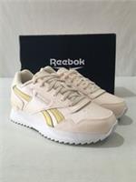Reebok Glide Ripple Clip Trainers Womens Size 2.5 Blush/White Lace Up Trainers