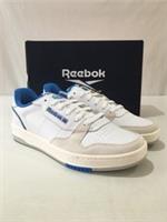 Reebok Phase Court Trainers Mens Size 9.5 White/Blue Lace Up Trainers New