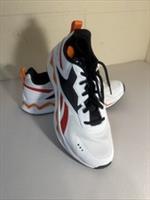 Reebok Zig Elusion Energy Trainers FV3838 UK 8.5 White/Orange/Red/Black New Pair