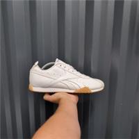 *RARE* UK 10 - Reebok Vintage White Leather Mens Trainers Y2K 107165