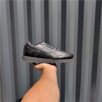 UK 6 - Reebok Royal Glide Ripple Womens Clip Black Trainers FW0151