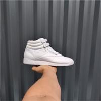 *RARE* UK 6.5 - Reebok Freestyle Hi Top White Womens Trainers 3NN62K