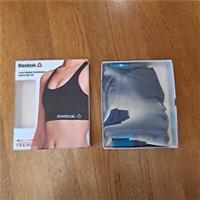 New REEBOK Womens Grey Crop Bra Top Size L Large - Free Post Bralette Style - L Regular