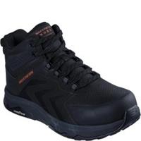 SKETCHERS Mens Slip-Resistant Lace Up Carbon Nano Safety Toe Work Boots-UK 6-13
