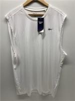 Reebok Mens White Tank Top Size 2XL Brand New With Tags - 2XL Regular