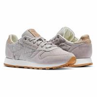 Womens Reebok Classic CL Leather EBK Trainers - BS7952 - UK 7.5 / EU 41