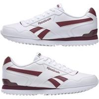 REEBOK GLIDE RIPPLE CLIP TRAINERS WHITE BURGUNDY SIZE 13 EU 48.5 RRP &pound;64.99
