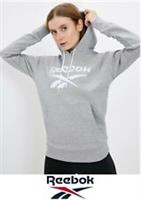 Reebok Identity BL Womens Grey Logo Hoodie (2294) - CLEARANCE - 2XS, XS, S, M, L, XL Regular