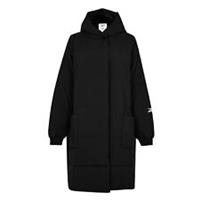 Reebok Womens Studio Padded Long Jacket Outerwear Puffer Coats - One Size Regular