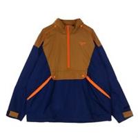 REEBOK MEN'S CLASSICS TRAIL JACKET COLLEGIATE NAVY/WILD BROWN Size 2XL NEW - 2XL Regular