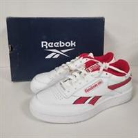 Reebok Mens Club C Revenge Trainers - White / Red, Size 7 UK