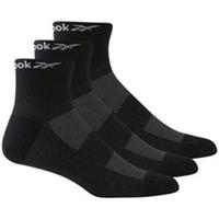 Reebok Black Ankle Socks 3 Pack UK 8.5-10 EU 43-45 NEW - 43-46 Regular