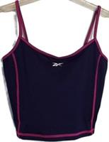 NEW REEBOK?NAVY BLUE STITCH SPORTS CAMISOLE TANK TOP ? SIZE 8/10 # 1194** - 8-10 Regular