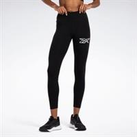 Reebok Vector Graphic Leggings Black Size S 8 10 NEW - S Regular
