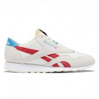 Reebok Classic Nylon Chalk Scarlet Cyan White Mens Athletic Sneaker BNIB Size 11