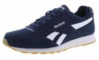 UK size 7.5 - reebok classic glide COMFY trainers blue white gum sole