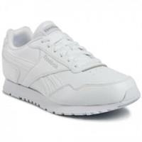 UK size 4.5 - reebok classic royal glide trainers plain all white - rare